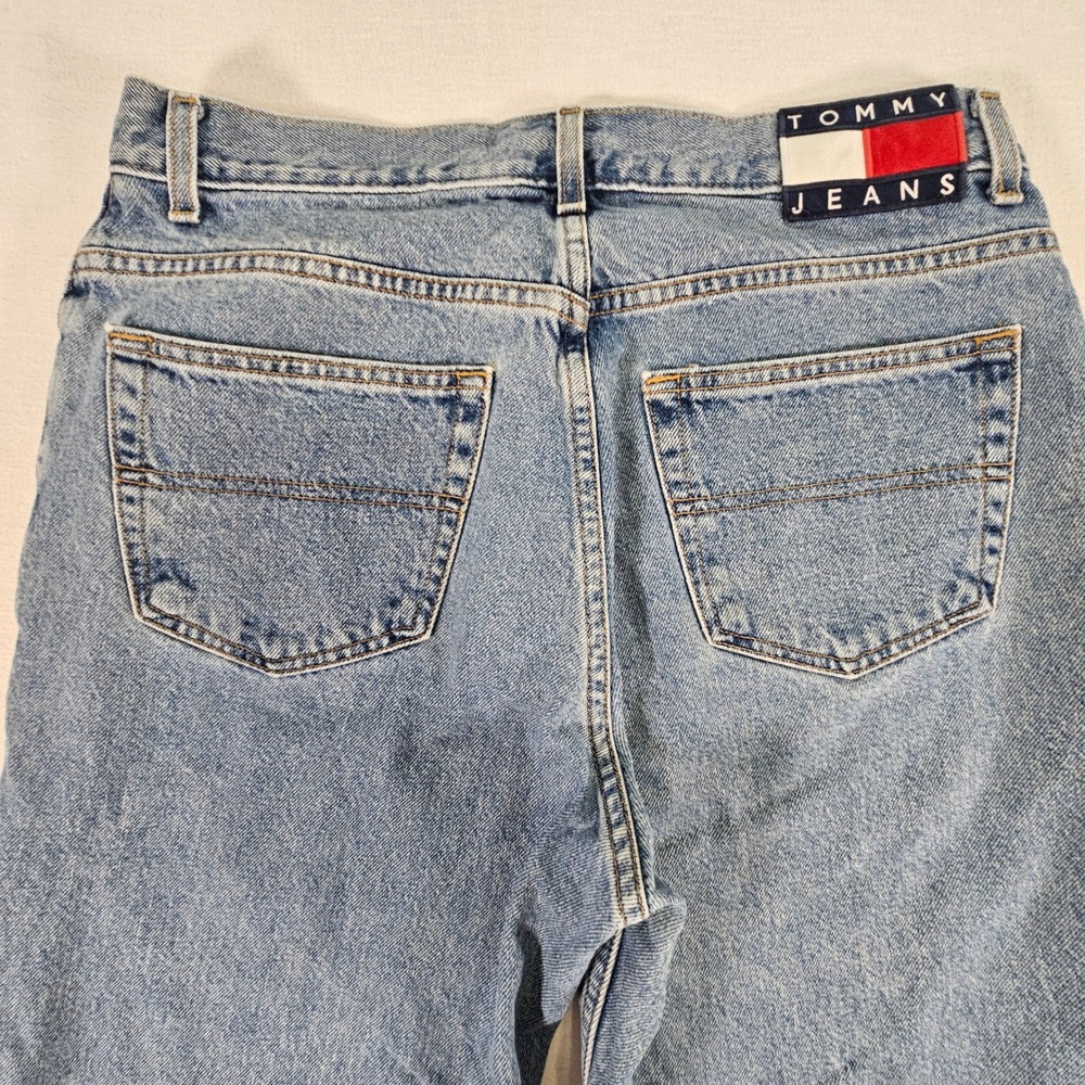 Tommy Jeans Mens 34x34 Vintage Straight Leg‎ Denim Medium Wash Blue T926 02/01